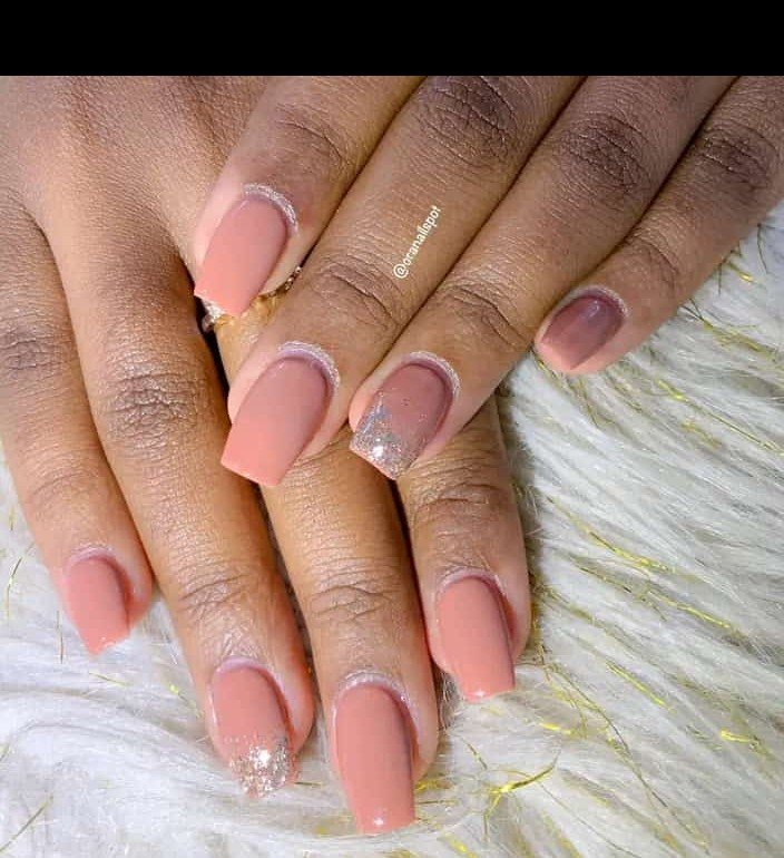 Tips gel, squared shaped 